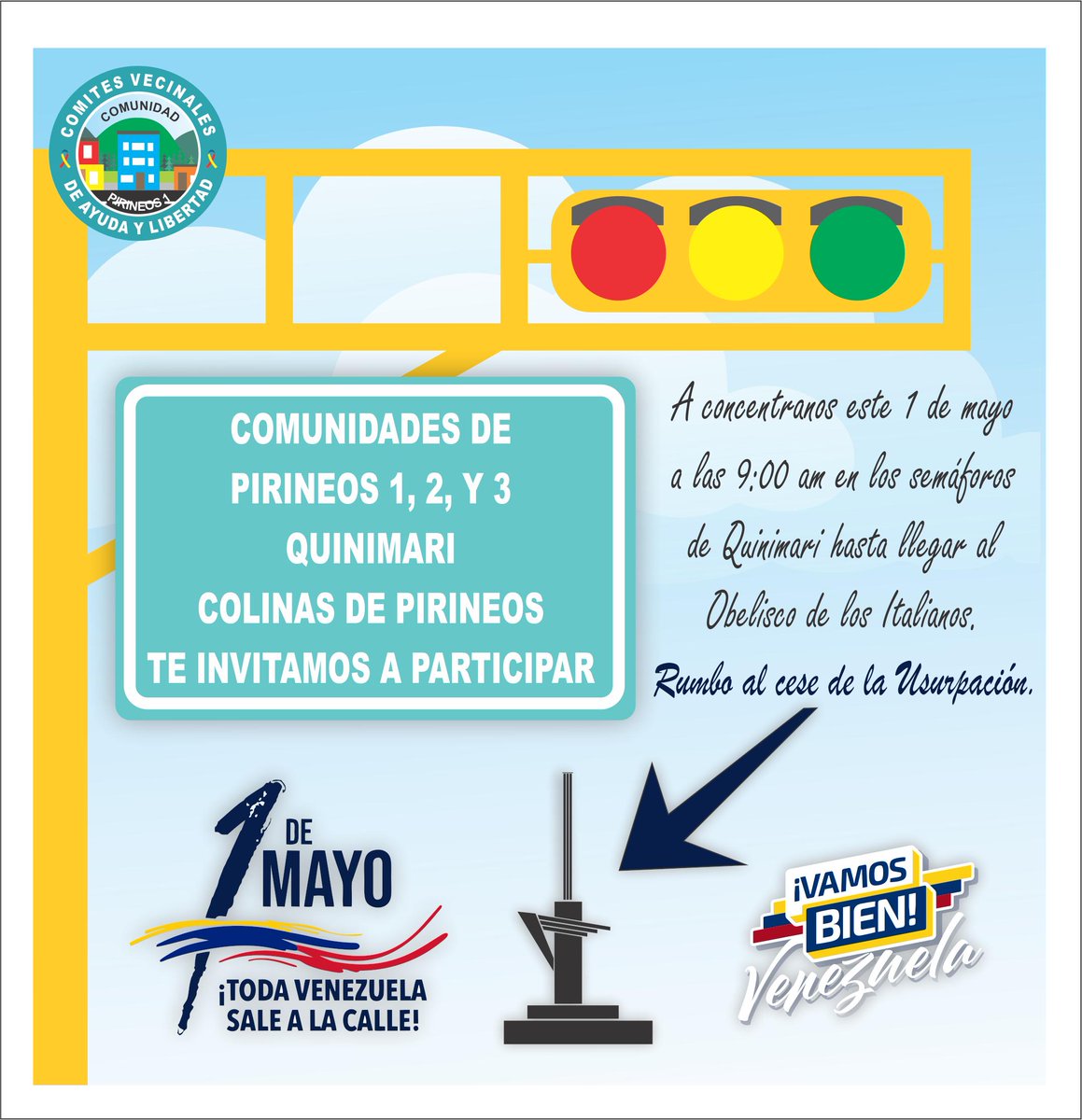 CPirineos1's tweet photo. #Pirineos1 #BarrioSucre , #BarrioLibertador , #Quinimari #ColinasdePirineos y #Pirineos2 https://t.co/DbkfjndpR5