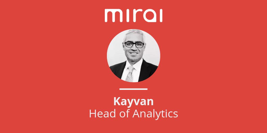 MiraiPartners's tweet photo. Kayvan is a Fellow of the Society of #Actuaries. Once, Kayvan explained actuarial science to a room of 27 nine and ten-year-olds using M&amp;M's. Now that's #innovation. With Mirai Partners, Kayvan focuses on #PeopleAnalytics, the most exciting frontier of #datascience. https://t.co/rNulbIrZNX