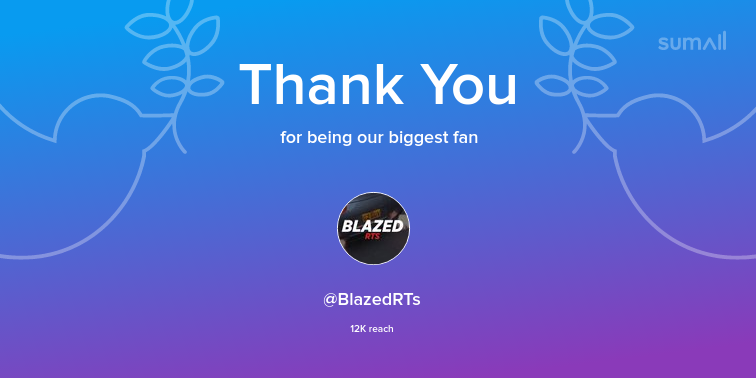 OfficialYagi's tweet photo. Our biggest fans this week: @BlazedRTs. Thank you! via https://t.co/MIeVvusdbS https://t.co/cEZMtp7GMO