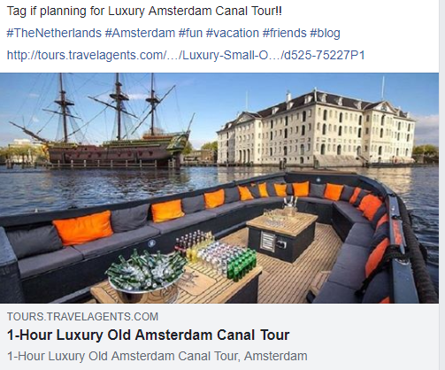 TravelAgentscom's tweet photo. Tag if planning for Luxury Amsterdam Canal Tour!!

#TheNetherlands #Amsterdam  #fun #vacation #friends #blog

https://t.co/UvfCUweZxO https://t.co/qI57rx9qZ4