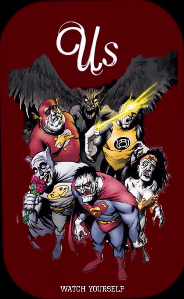 PrimeContinuity's tweet image. The twisted doppelgänger is common in the genre of Horror, the word doppelganger is German and literally means double walker — as in a ghost or shadow of yourself. DCcomics and StarTrek have added two other terms for the same meaning, Bizarro version and Mirror version #UsMovie✂️