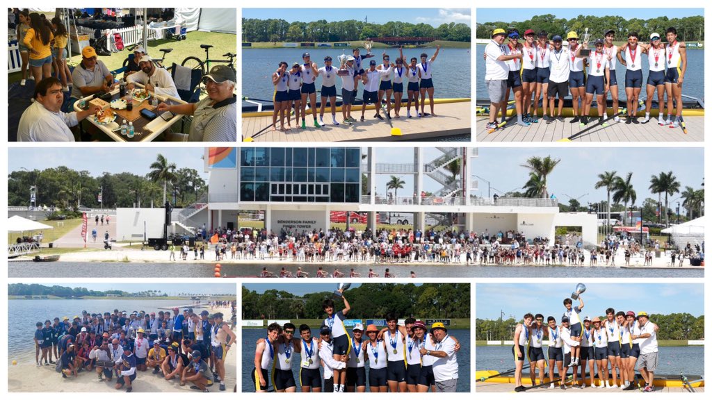 belenathletics's tweet image. #WolverinesWin #BelenCrew laid claim to 5 State Titles including 2 taken by Freshmen Boats, and likewise brought home the Overall Boys Scholastic Trophy.  The team earned 4 gold, plus a silver and bronze.  prevailed by 0.34 seconds over Edgewater HS. #RowBelen #GoWolverines