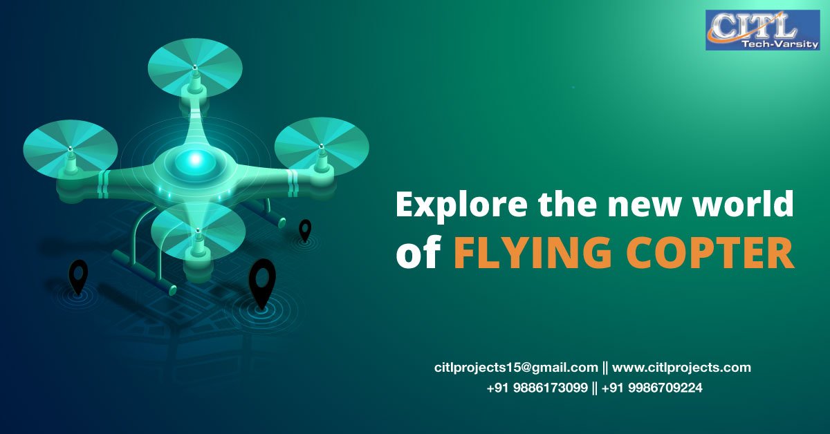 Citlindiaprojec's tweet image. Enjoy a secure drone flight, you need to ensure drone safety in the first place. #Quadcopter/drone can be your project for your final academics. Explore more projects at #CITL Tech Varsity
For internships, Call us: 9886173099 / 9986709224
#droneprojects #quadcopterprojects