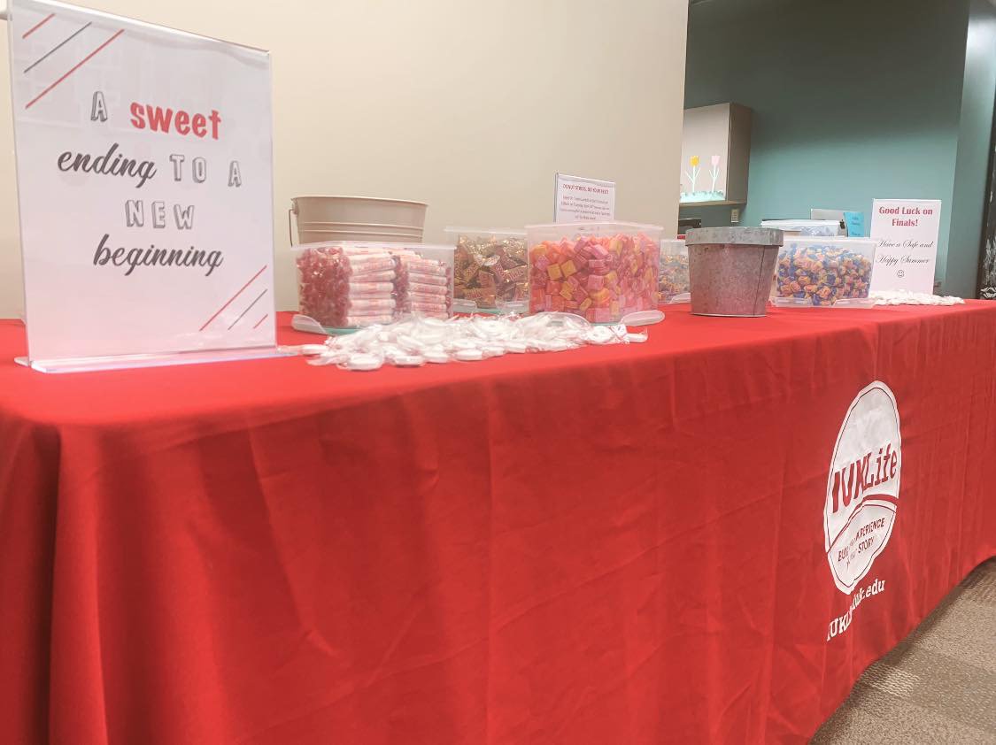 IUKStudentLife's tweet photo. Treat yourself to something sweet for finals week in KC210! https://t.co/JZgbXhCunL