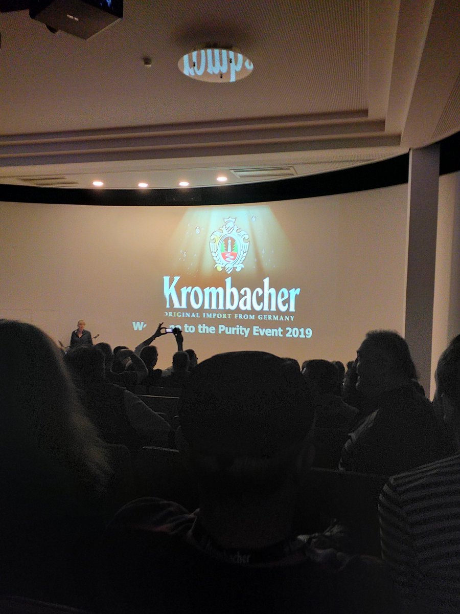 no21blarney's tweet photo. @krombacher You Have Broken Us #Purityevent2019 @Beerdy__ @NoreastDrinks #Krombacher https://t.co/38GuWgpCcy