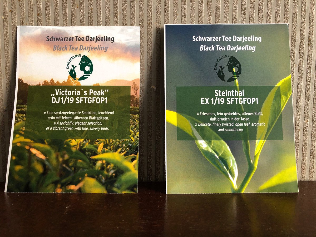 TeeTeaThe's tweet photo. #darjeeling #flugtee 2019 eingetroffen. victoria‘s peak - 100g/€19,90
steinthal - 100g/€23,80 https://t.co/MiMNPlc9Xe