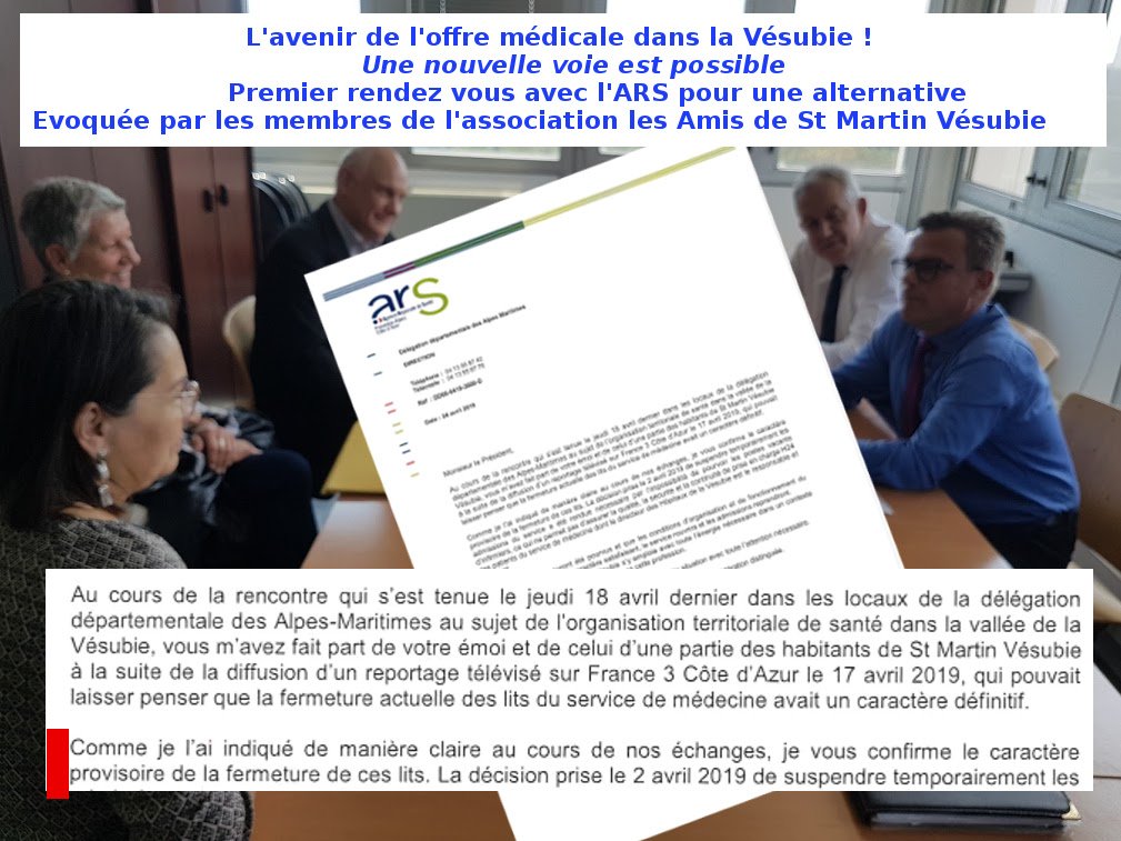 L'avenir de l'offre médicale dans la Vésubie &amp; le Vadeblore !
Une nouvelle voie est possible 
 (Bassin Vésubie /Venanson/ Valdeblore)