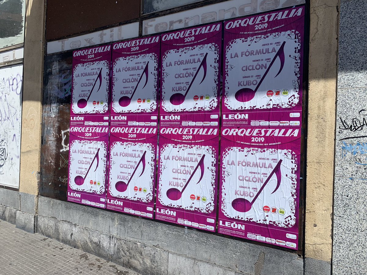 Llega #Orquestalia2019!!!!! 🔝

El evento más multitudinario del año en #leonesp se pone en marcha con tres de las mejores orquestas del momento para dar el pistoletazo de salida a #SanJuanySanPedro2019 los días 20, 21 y 22 de junio en parking del Área Deportiva Puente Castro.