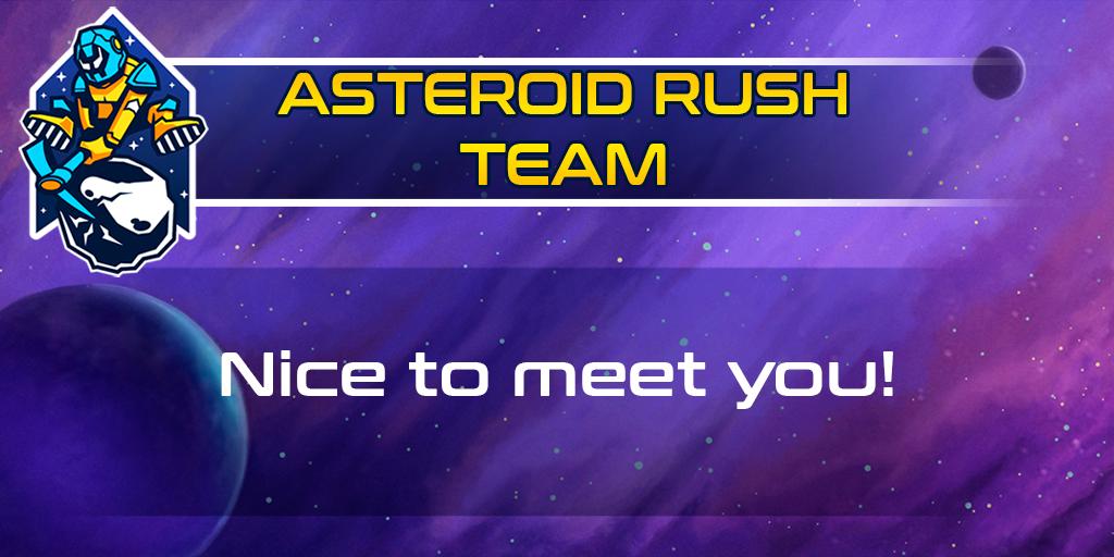 Hey! Today we prepared our team page. Do you want to know who are working on Asteroid Rush? Just open this:

asteroidrush.io/team

#mmo #game #presale #blockchain #Blockchaingame #asteroidrush #EOS #crypto