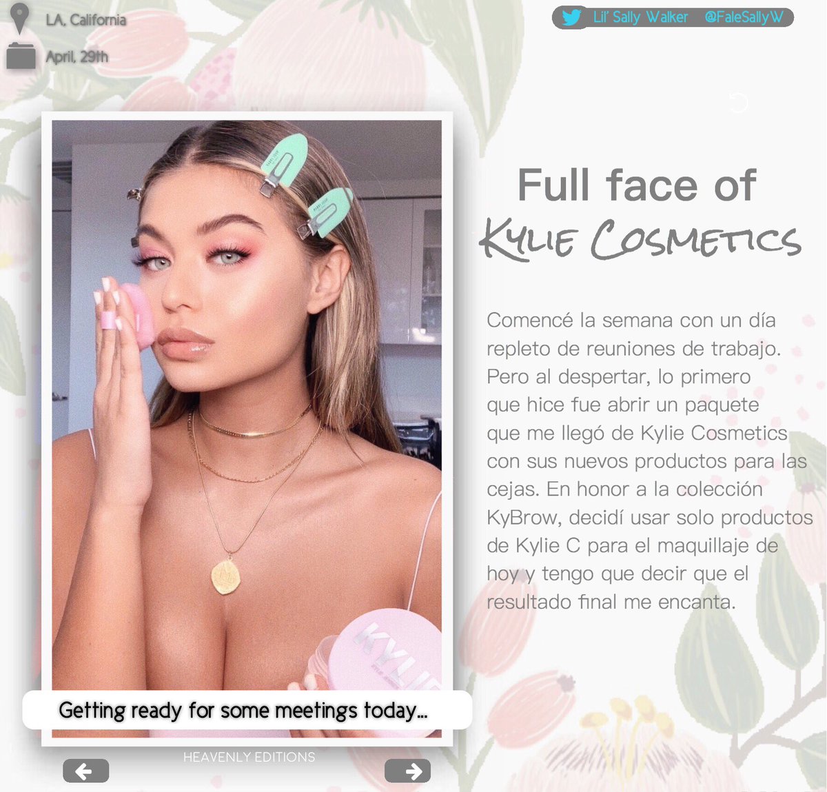 || 290419 || #Kybrow by <a href="/Kxliecosmetics/">KYLIE COSMETICS ᴿᴾ</a> 

  ¡Muchas gracias por los productos! Estoy enamoradisima del gel y la pomada, sin duda alguna los estaré usando todos los días. 

#FreeRol