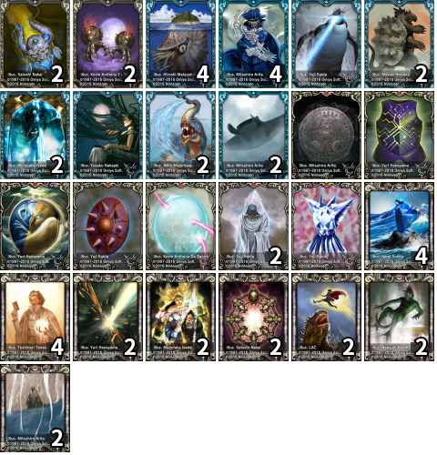 カード比 22:8:20
ラストリボルト、ラクーン３戦目で使用
事故ってクリーチャーを置けずに走り負け
＃ラストリボルト #book2png #カルドセプトリボルト