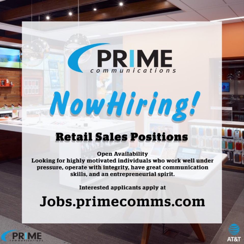 PrimeInTheLand's tweet photo. Now hiring at the following locations!!! @SanduskyPrime @ElyriaPrimeATT @BereaPrimeATT @PrimeBrooklynOH @steelyardprime @LakewoodPrime @GarfieldPrime @SolonPrimeATT @ParmaPrimeATT https://t.co/K8Ggquu8Se