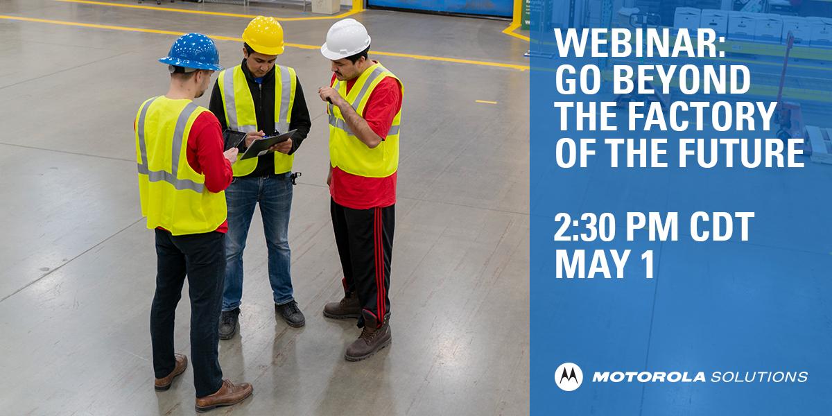 freewaycommu's tweet photo. Discover how to take your #manufacturing organization to new levels of productivity and profitability. Register for #MotorolaSolutions' live webinar scheduled for 2:30 p.m., May 1: https://t.co/uiexdfnJN6 https://t.co/FTlIE5t2Cy