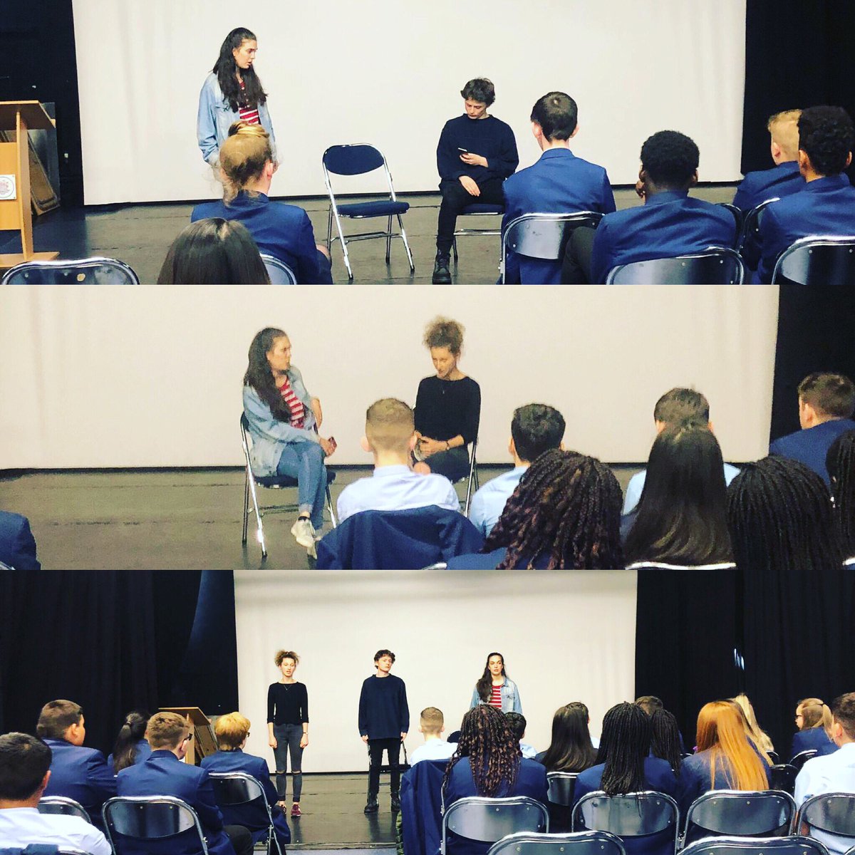 OddArtsUK's tweet photo. 🙌🏼BRILLIANT•MORNING😁 delivering #ASpirallingMind🌀our @SalfordCCG commissioned #performance and #workshop to engaged Yr 9 #students @swintoncoop 👍🏽 #oddarts #coopacademyswinton #ASpirallingMind #salford #youngpeople #selfharm #anxiety #stress #eatingdisorders #forumtheatre https://t.co/s0Uj4hLYLX