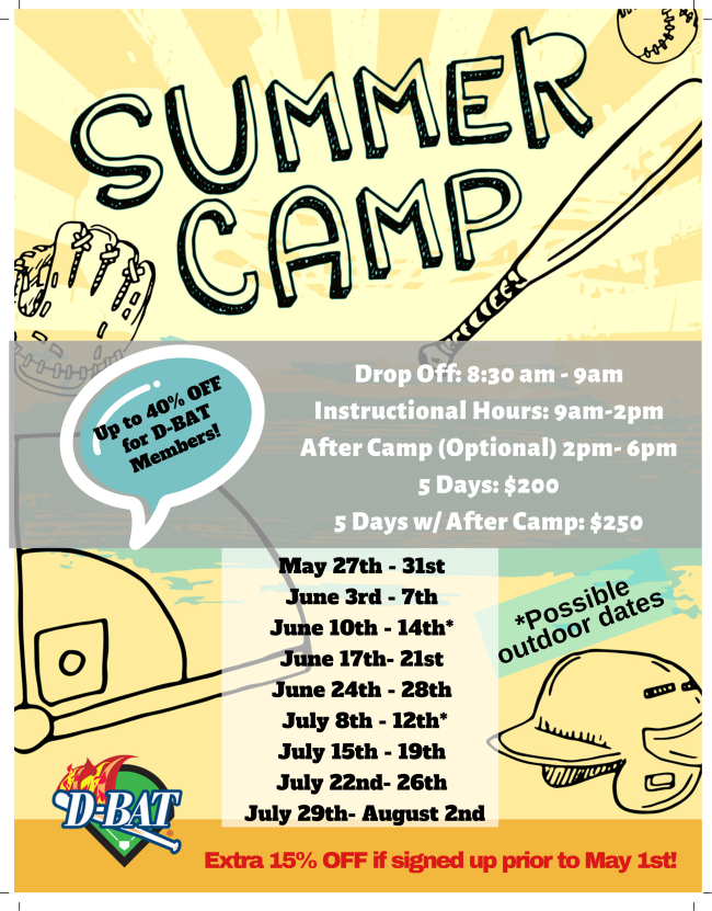 DBATDville's tweet photo. ONLY 2 DAYS LEFT 4 Summer Camp PRE-REGISTRATION SAVINGS!  https://t.co/3DdJWc9jyJ https://t.co/gQL1IToZ6j