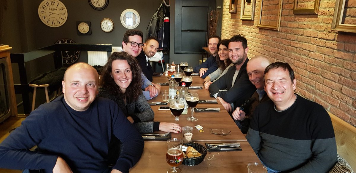 Snap4City's tweet photo. @Snap4City #hackathon #finalists preparing the competion of tomorrow. #Select4cities #km4city #disitlab @UNI_FIRENZE @snap4tweet @DgplsAntwerpen @ForumVirium #dinnertime #data #bigdata #iot #smartcity https://t.co/83ifBqW71W