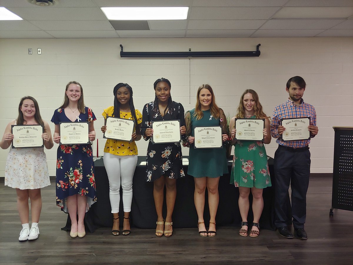 MSU_first2go's tweet image. Congratulations to the inductees of  Alpha Lambda Delta Honor Society.