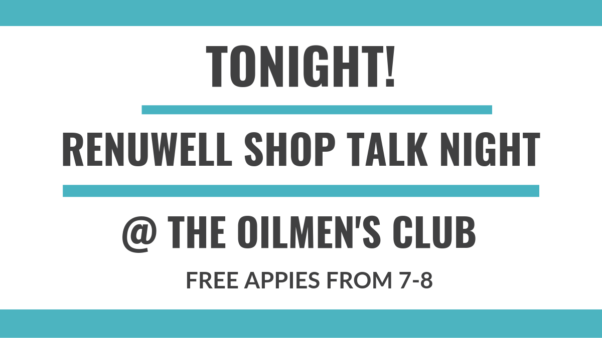 IronandEarth's tweet photo. The RenuWell project team is excited to host our Shop Talk Night at the Oilmen’s Club tonight! Come hear about the potential to use inactive oil and gas infrastructure as a foundation for renewable energy projects in Taber. RSVP here: https://t.co/qNU4nCuWXI https://t.co/nYLhR2VlQe