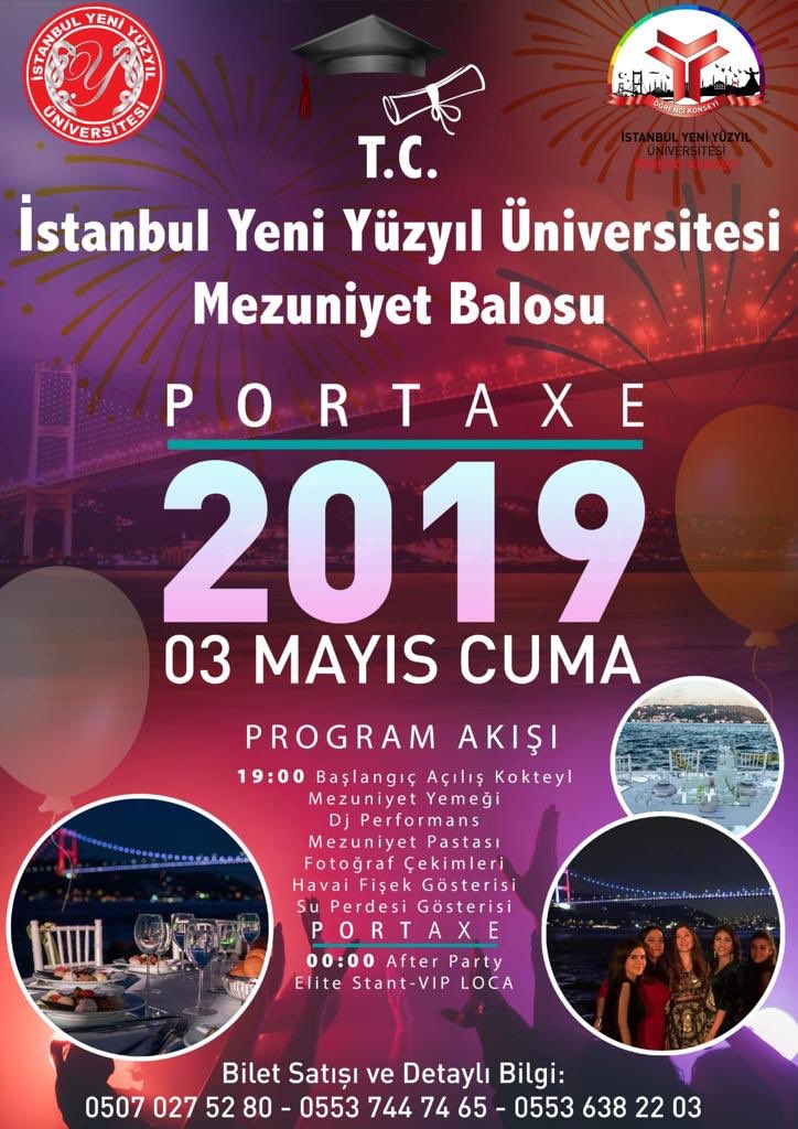 Yeni Yuzyil Universitesi En Twitter Sevgili Ogrencilerimiz 2019 Mezuniyet Balosu Na Son 4 Gun Kontenjanimiz Buyuk Olcude Dolmustur Kalan Sinirli Sayidaki Bileti Almak Ve Baloya Katilmak Isteyen Ogrencilerimiz Biletlerini Sks Daire Baskanligi Ile
