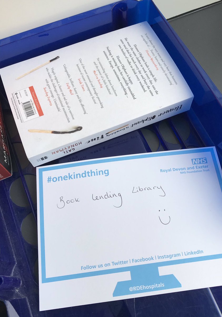 jycrump's tweet photo. #onekindthing #RDEhospitals #fertilityexeter #extramile #bookshare https://t.co/6g2B8Xiq8R