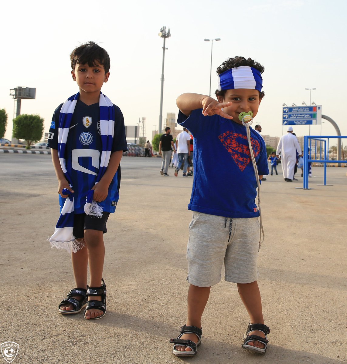 📸 الزعماء في الموعد دائمًا 💙🙏

#الهلال