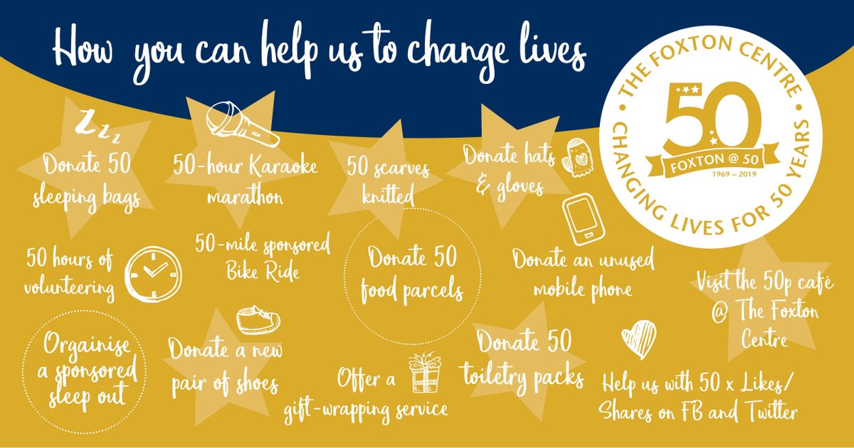 If you're thinking about fundraising or want to help support the Foxton Centre, but not sure where to start, check out our website for fundraising ideas and be inspired! thefoxtoncentre.co.uk/wp-content/upl… . You can also chat through your ideas with a member of the team on 01772 555925