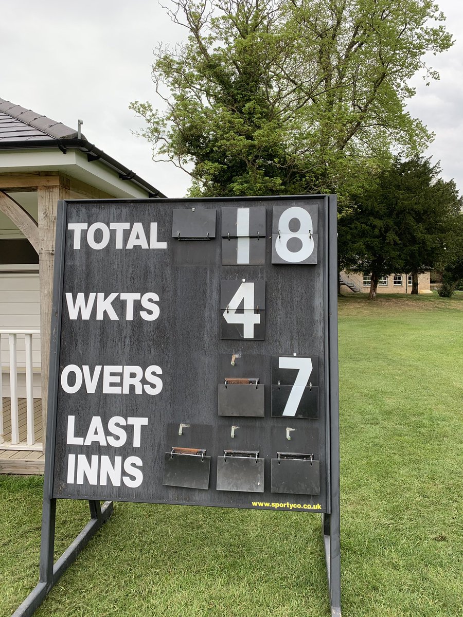 GosfieldSports's tweet photo. 7 overs into the season and the 1st IX have had a strong start with the ball against Essex Uni. https://t.co/xir9tZ8l8u