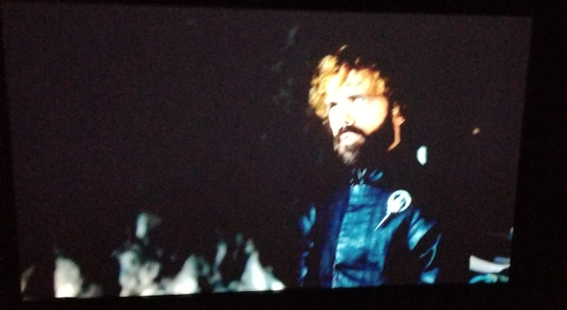 WillMargaritis's tweet photo. Friendly suggestion to all of those that found last night's #gameofthrones too dark: try watching it on #HBOGo instead of #cable. It's much less compressed, so you'll see way more in the shadows. These potato shots are of the same scene, one on #hbo via #spectrum, the other HBOGo https://t.co/QrvEgn4j3v