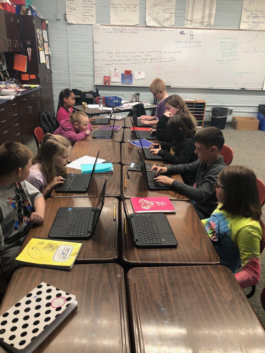 Today, 3H is learning more about how to conference with a writer about their work. That’s something we’ve done all year! Today is different because we’re using the computer and the wonderful tools Google Docs has to help conference with other writers. They are doing well! #3HCC