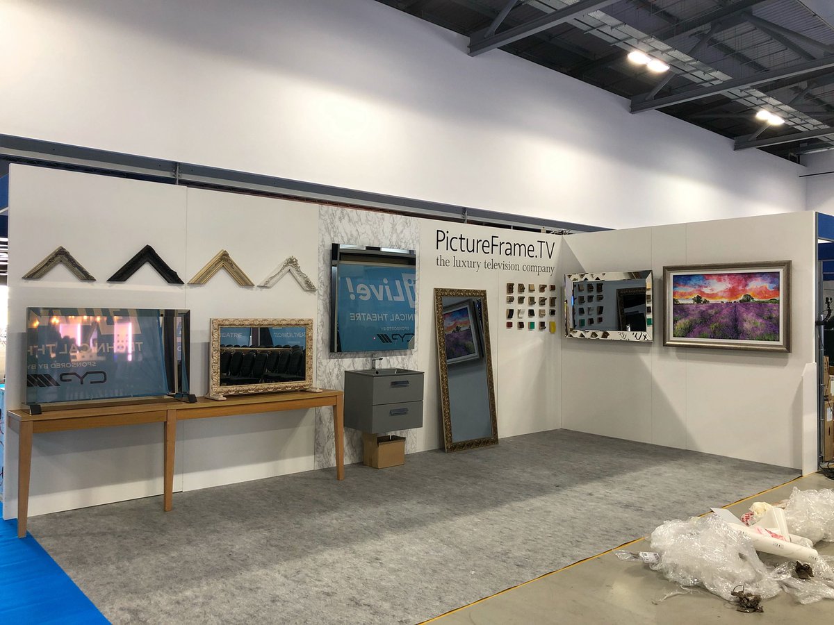 PictureFrame.TV (@pictureframetv) on Twitter photo And we are all set for <a href="/EILiveShow/">EI Live! Show</a> tomorrow and Wednesday. Do pop by and say hi. We have our NEW products on display. #MirrorTV #BathroomTV And we are all set for <a href="/EILiveShow/">EI Live! Show</a> tomorrow and Wednesday. Do pop by and say hi. We have our NEW products on display. #MirrorTV #BathroomTV