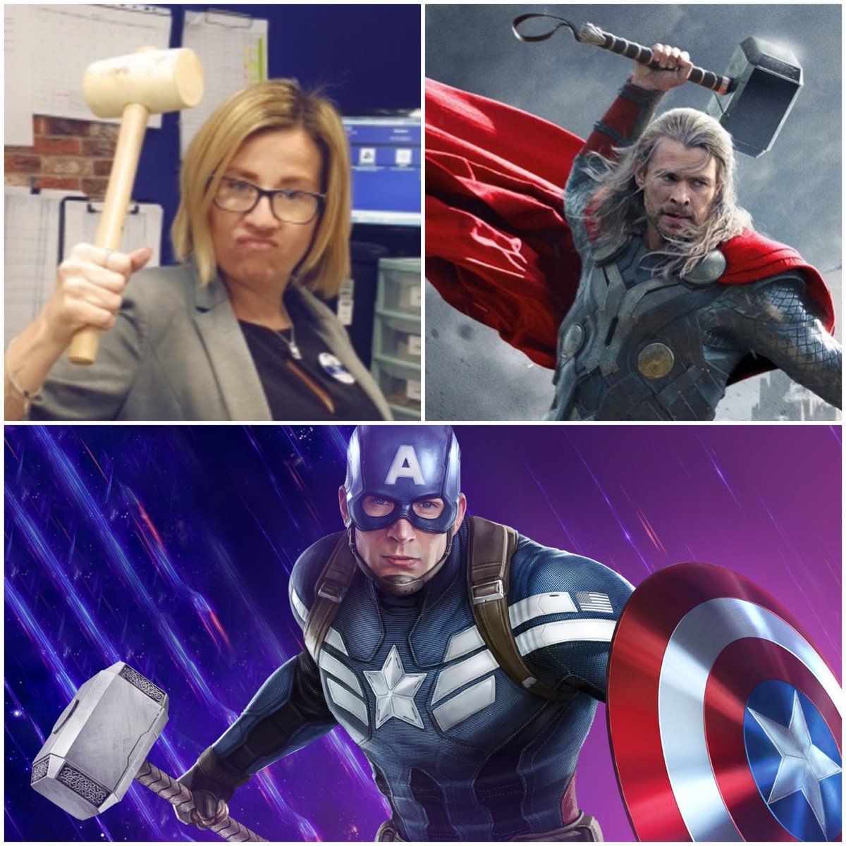 Kay is worthy! <a href="/fellows555/">Kay Fellows</a> #AvengersEndgame