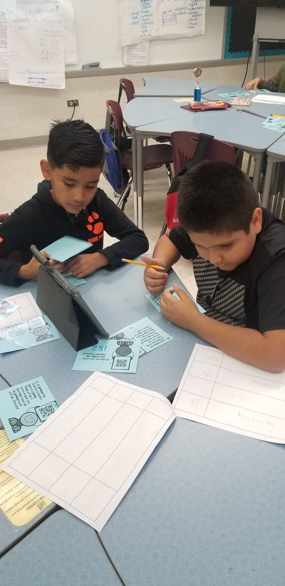 pbernalIC's tweet photo. Making STAAR Review Digital with Task Cards, QR Codes and digital tools @LamarEagles #STAARCOUNTDOWN #EngagingReview https://t.co/k5vVMZSPYw