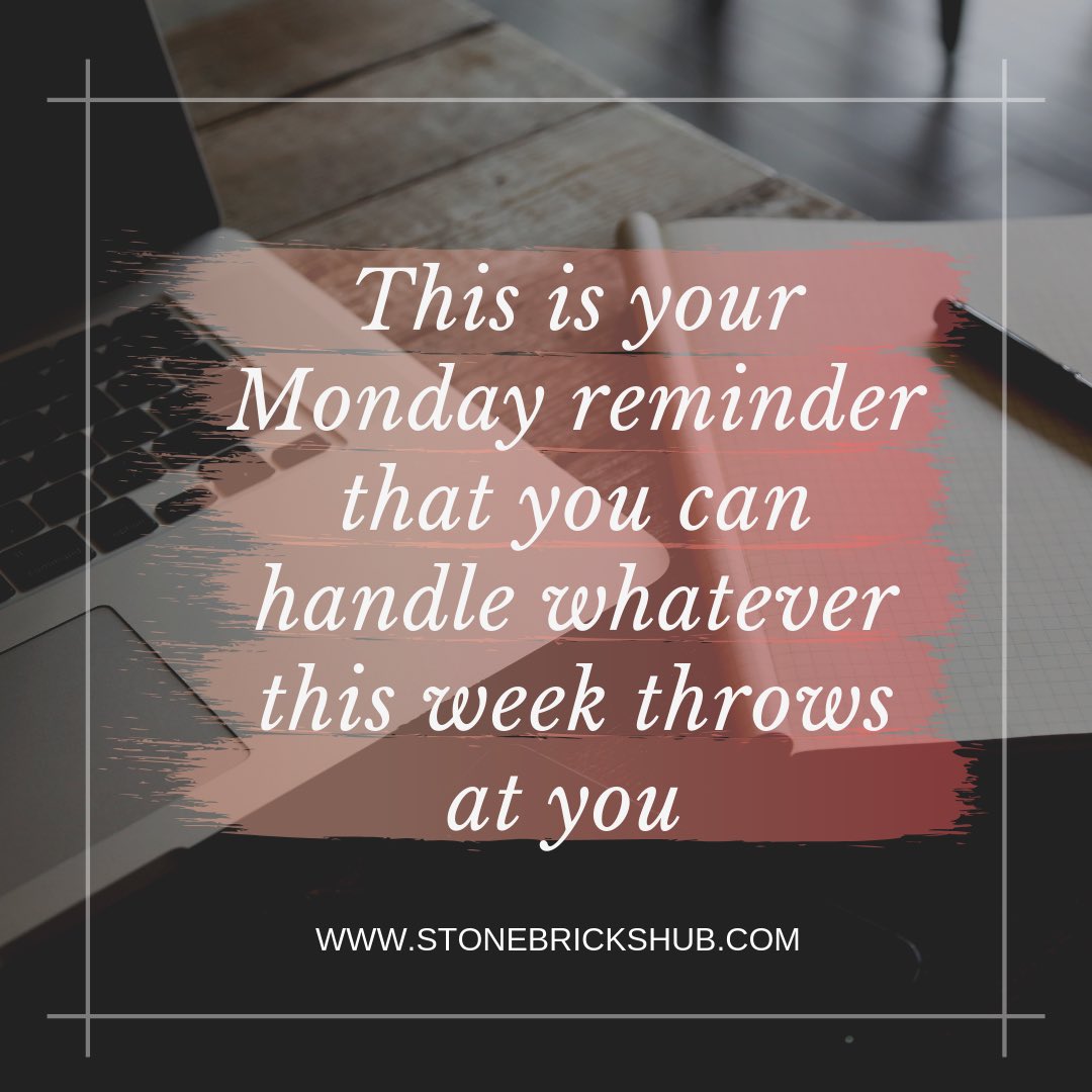 Stonebricks_hub's tweet photo. Be strong, stay fearless and remain beautiful. Wishing you all a beautiful week ahead from Stonebricks Hub✨ https://t.co/n3PwrsOVHG