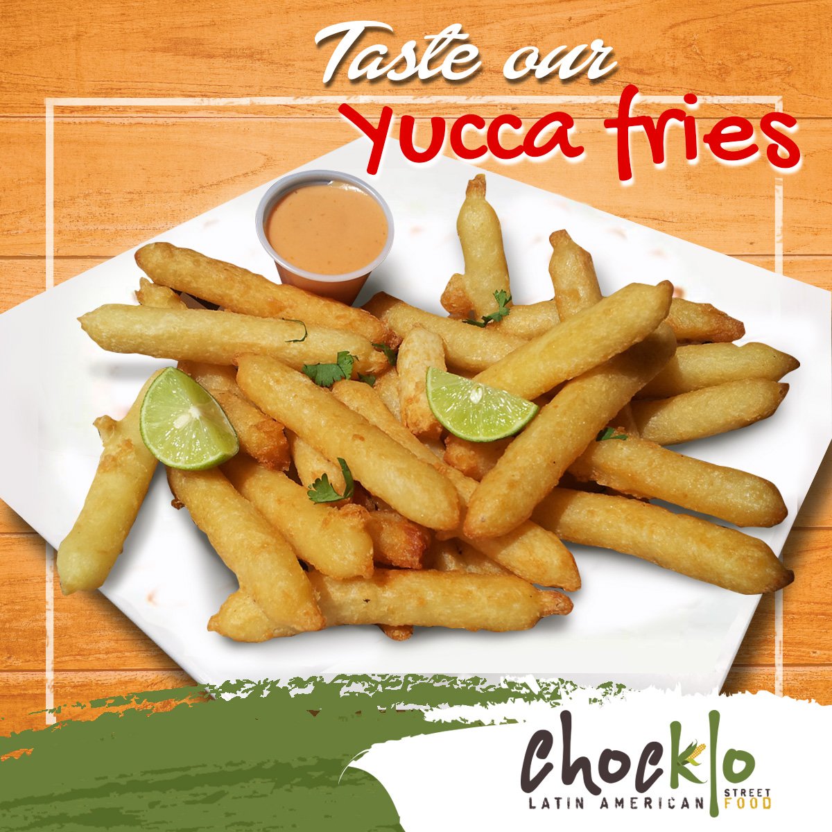 Taste our Yucca fries only Chocklo Restaurant!! Come and join us today!  <a href="/Freddyscuisine/">Freddy's Cuisine</a> #topcitybites #topdenverrestaurants #Arepas #Empanadas #gourmet #cousine #meal #hungry #denverfood #bonappetit #cheflife #chef #vscofood #foodpic #eat #foodie #food #brunch #lunch #denver
