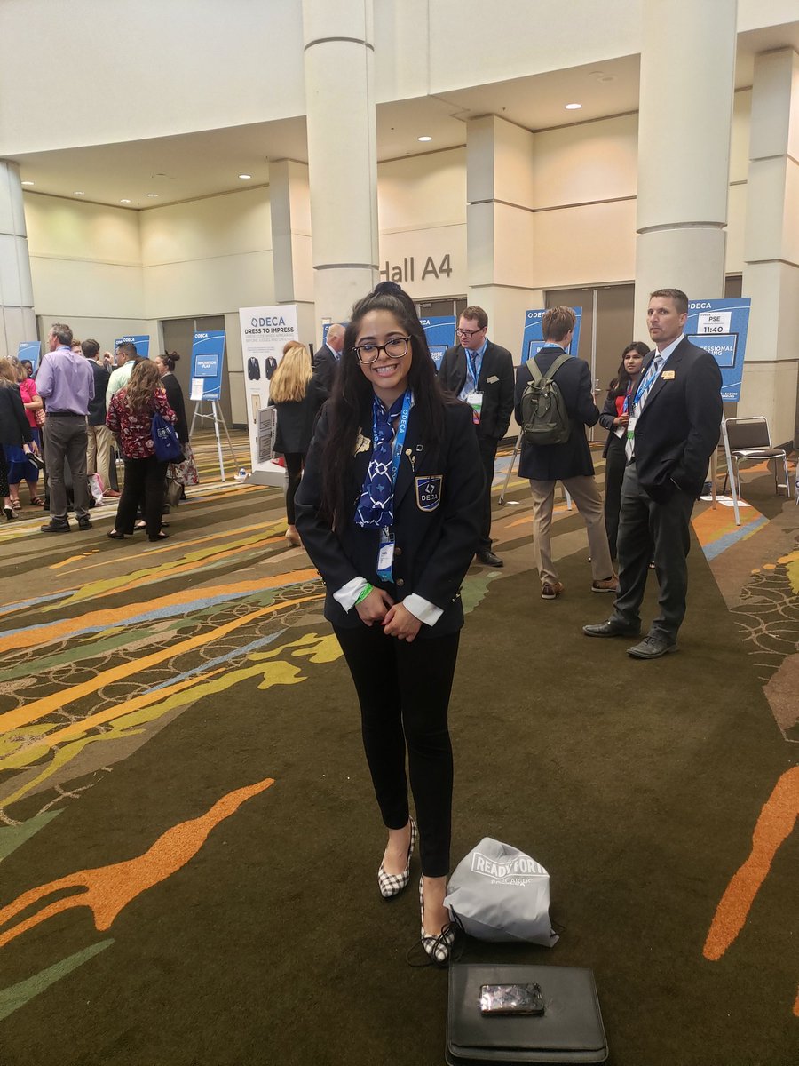 Good luck Yasmeen!  You got this!!!! #ReadyForIt #DECAICDC2019