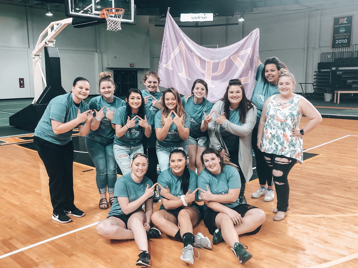 LambdaPsiWLU's tweet photo. GREEK WEEK CHAMPS FOR THE SECOND YEAR IN A ROW💜🌸💙🏆 https://t.co/KRkqmy1Wn5