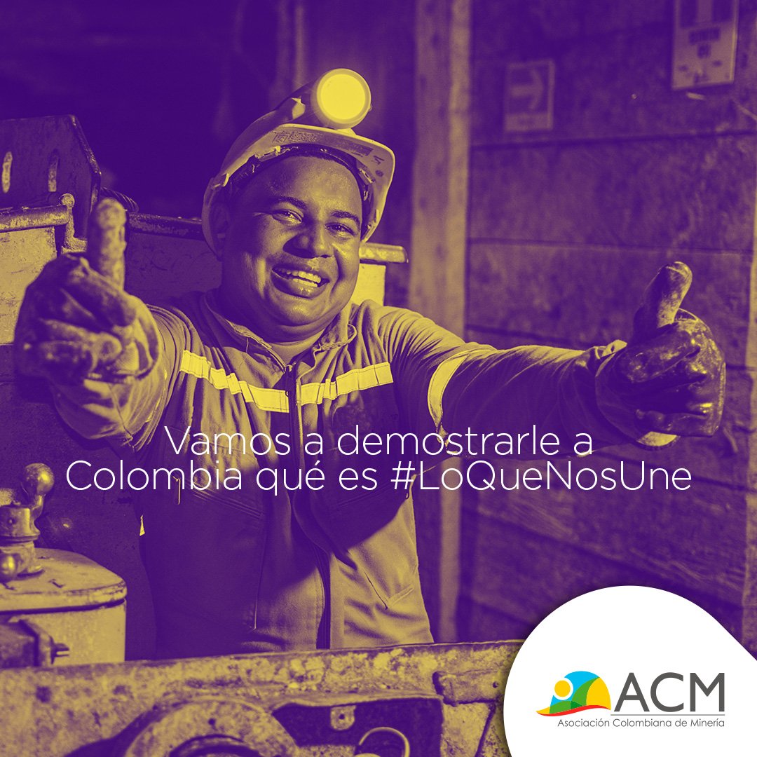 acmineriacol's tweet photo. Vamos a demostrarle a Colombia qué es #LoQueNosUne https://t.co/TthIj1iUaw