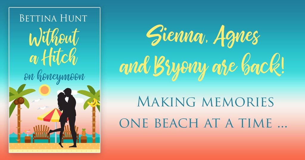 BettinaHuntAuth's tweet photo. Without a Hitch on Honeymoon is available to pre order now!
Because after the wedding, comes the honeymoon... doesn't it?
https://t.co/d5lct3cuKu
#romcom #WAHOH #summerreads #chicklit #womensfiction #summerreading #holiday #vacation #withoutahitch https://t.co/IZHkTzxmUn