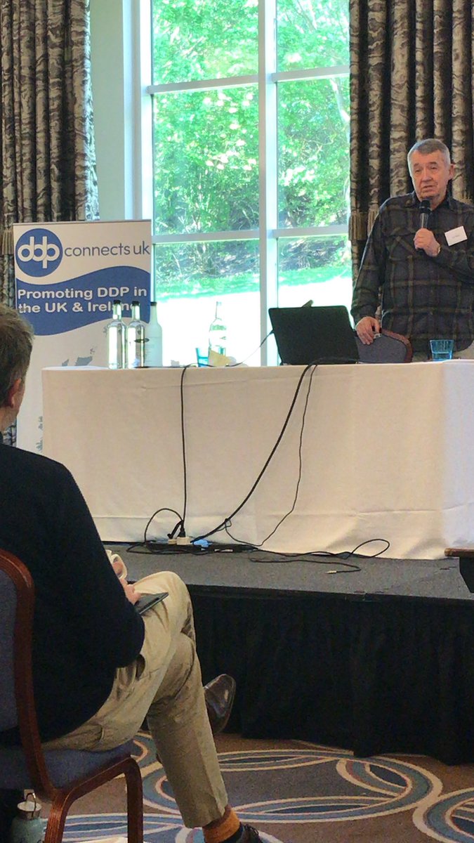Inspirational, heartwarming and curiosity invoking first day at #DDPUKConf2019 looking forward to Day Two <a href="/KerrySw36872399/">Kerry Sweeney</a>