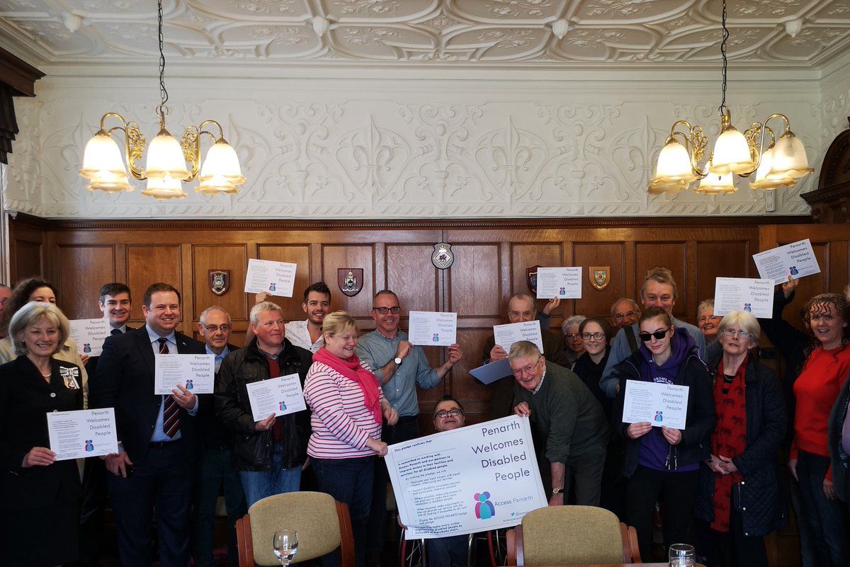 Saturday saw the launch of <a href="/AccessPenarth/">Access Penarth</a>, working to make Penarth a disability-friendly town. It was great for us to say a few words about what benefits retailers can reap when the town is accessible by everyone, and Penarth View has signed up to the Access Penarth pledge.