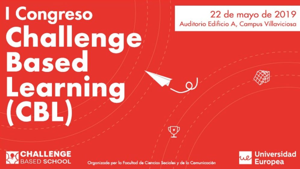 I CONGRESO CHALLENGE BASED LEARNING by <a href="/UEuropea/">Universidad Europea</a> 22 Mayo 2019 | Con la presencia de <a href="/MrVecino/">Daniel Vecino</a> | Más info y registro: lnkd.in/e-gC6nc #challenge #cbl #challengebasedlearning #challengebasedventure #cbv #wakigami #theheroplan #business #innovation #reto