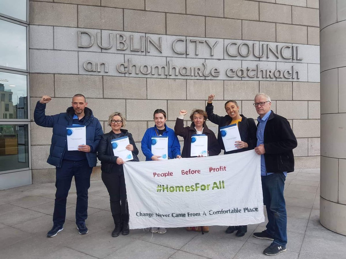 JoTullyPBP's tweet photo. Nomination papers officially handed in to Dublin City Council today! Vote for change this May 24th! @women4election https://t.co/C8jtSrgVy1