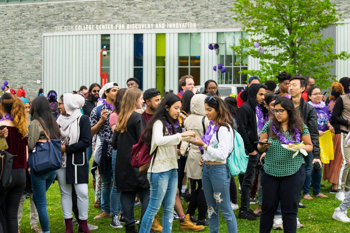 CityCollegeNY's tweet photo. #CCNY’s Lavender Fever Homecoming Week officially begins! Starting today, test your detective skills in the #ScavengerHunt, and check out the full week’s schedule: https://t.co/6cCS1HDHdl #AlumniWelcome #Enjoy https://t.co/iYTydQh1KJ