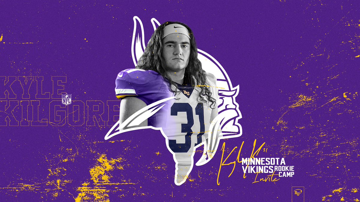 BethelRoyalsFB's tweet photo. Hello, @NFL 

All-American DE Kyle Kilgore has been invited to the @Vikings Rookie Minicamp🏈

Congratulations, @31KG31 #SKOL https://t.co/PjPzYjE4hY