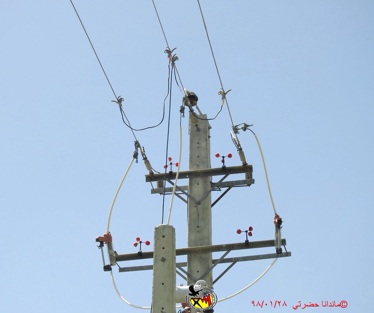 IBPLC2017's tweet photo. IBPLC, on April 17th, for the first time in Iran, installed 150 rotating #bird_repellent on #Meyghan_Wetland electricity poles. Also, the thirty-first artificial nest box for raptors was installed. Another action, was visit the covers installed in previous projects &amp; rectify them https://t.co/yI8jzHDyrp