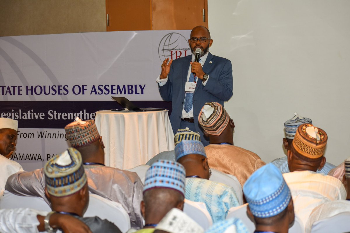 sentellbarnes's tweet photo. Spending three days with recently #elected #StateHouseofAssembly members from #Sokoto, #Ebonyi, #Bauchi and #Adamawa states discussing policy development, constitute engagement & #servicedelivery issues. @IRI_Africa @USAIDNigeria #responsivegovernanceNG https://t.co/pE43u8IvCC