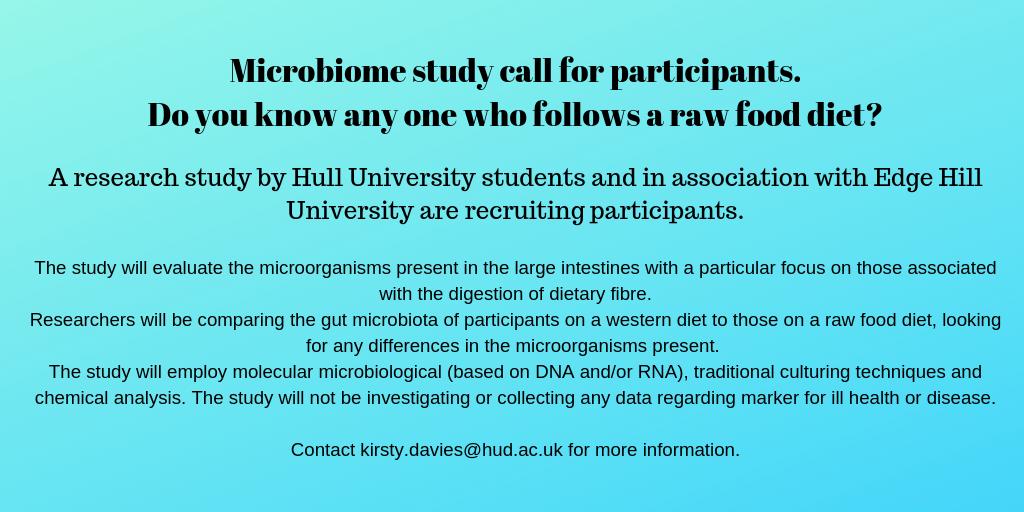 #rawfood #microbiomestudy