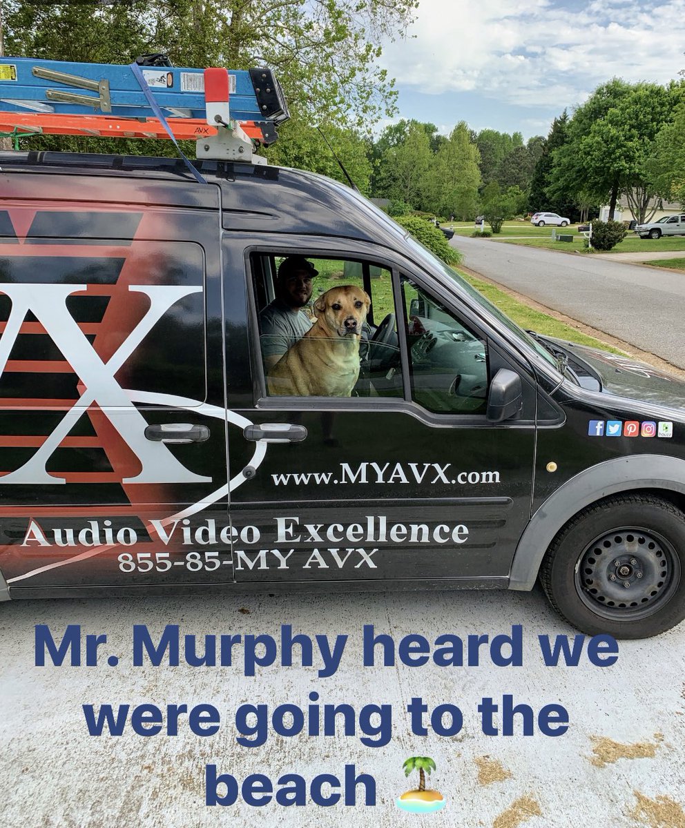 AVExcellenceGA's tweet image. Setting up your own A/V can be ruff 🐶 With AVX, all of your Audio/Video  ideas are pawsible 🐾 
We will travel to you✈️🚚 
☀️ Sea you soon ☀️#tvinstallation #tvinstall #custominstall #audiosystem #homeaudio #smarthouse #accesscontrol #smartliving  #cumminglocal #ForsythCountyGA