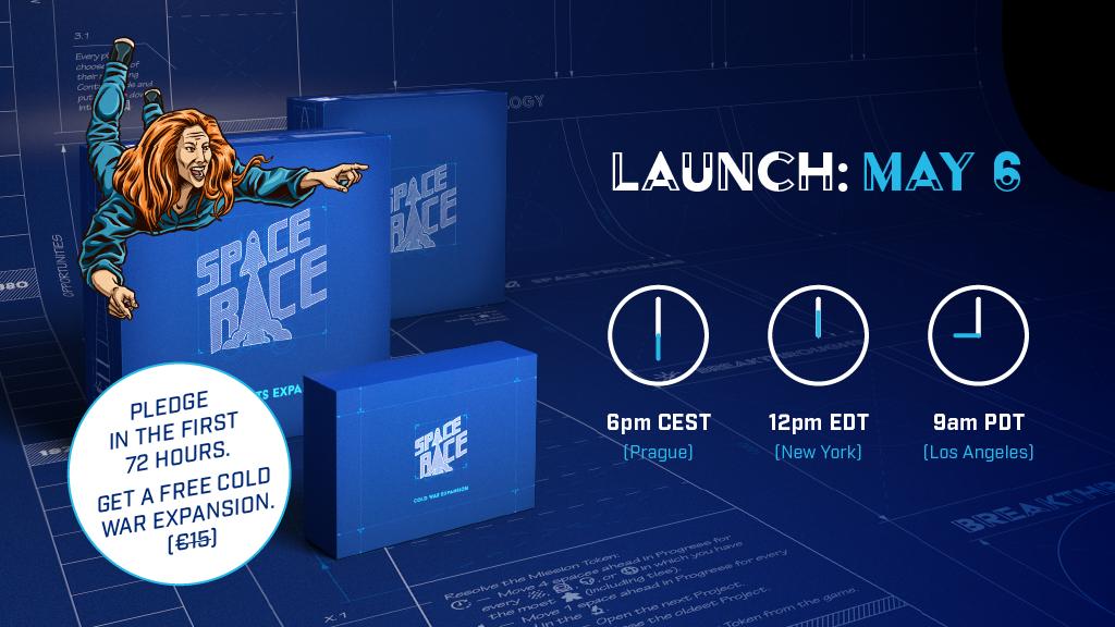 boardcubator's tweet image. 🔥 LAUNCH DAY MAY 6. Are you ready? 🔥

Check out the #Kickstarter preview for #SpaceRace right now and don't miss out on the free expansion!

bit.ly/SRTBG

#boardgames
