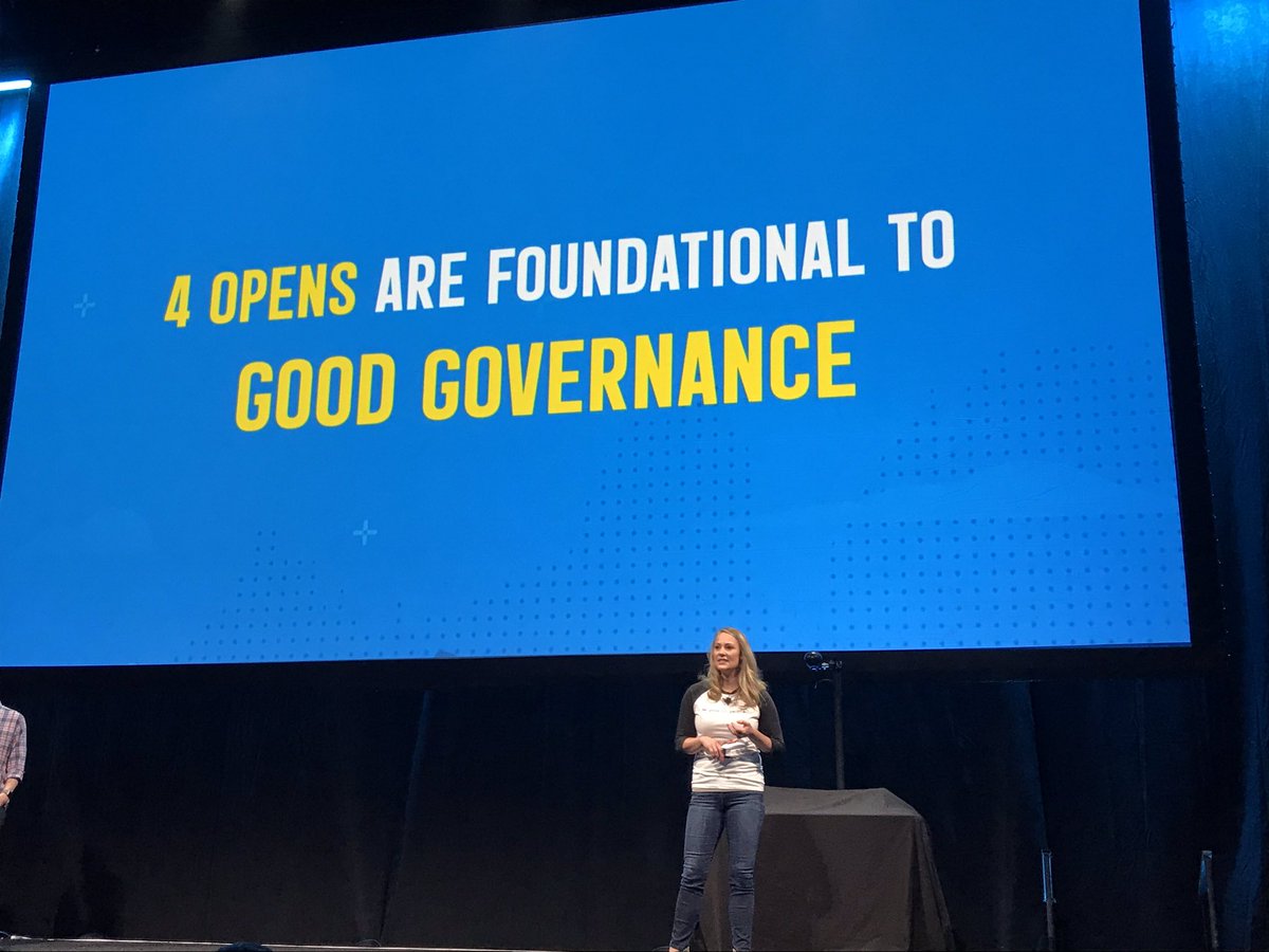 katacontainers's tweet image. Our own @Amy_Jaklich keynoting #OpenInfraSummit! Amy believes in the power of open collaboration and that #TheFourOpens (source, design, development and community) are fundamental to establishing good governance models for open source projects. Spotlight on #KataContainers! ✨